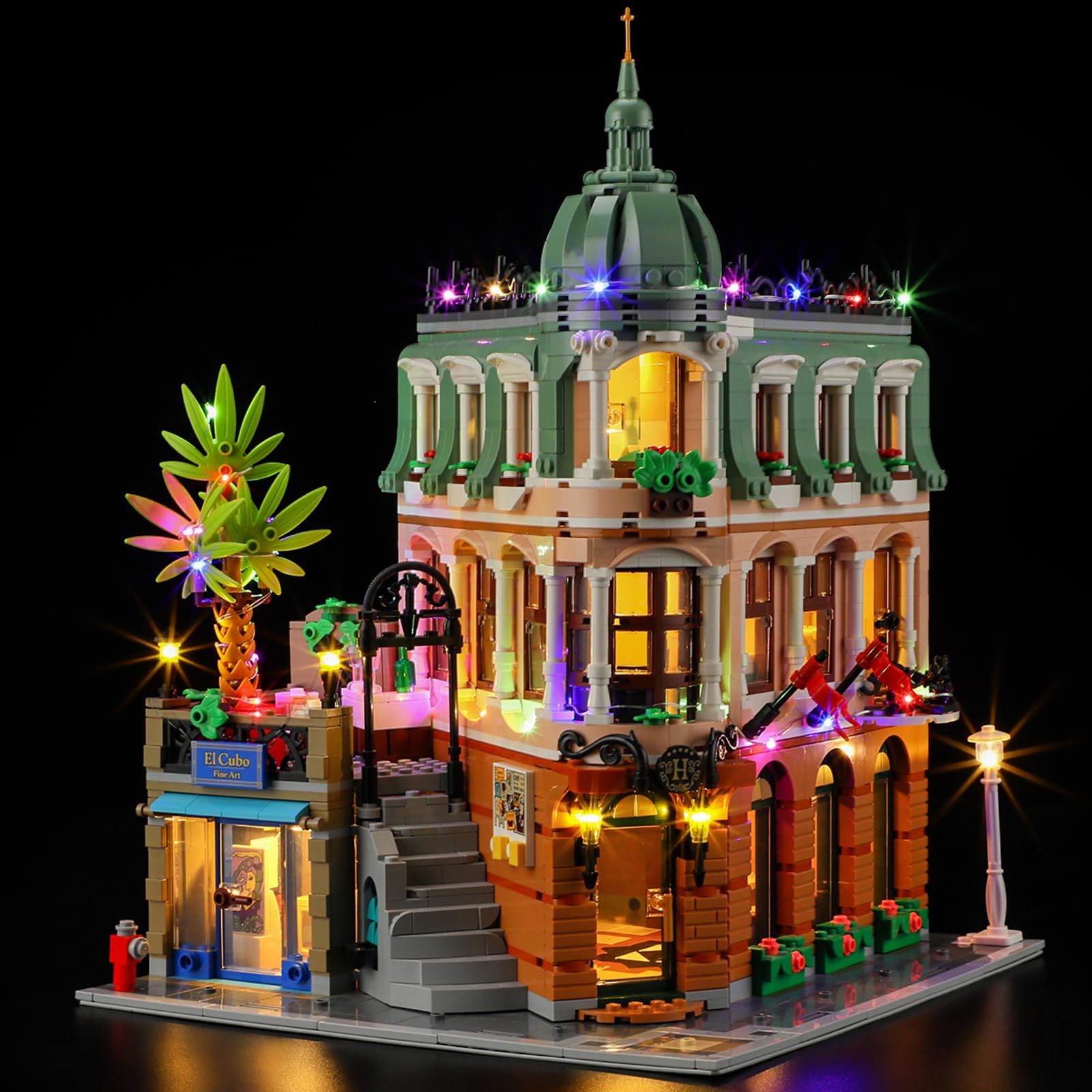 BRIKSMAX 2.0 Light Kit for Lego-Boutique Hotel -Innovative Led Lighting Compatible with Lego Icons 10297 - Not Included Model Set