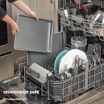 KitchenAid - Feuille de cuisson non-colle, acier alu pour même chaleur, idéal pour les cookies, Roasting (9" x 13", Argent Contour)