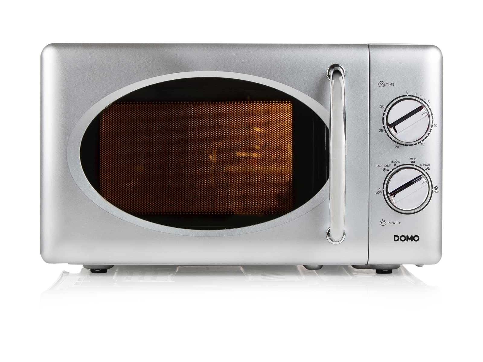 DOMO DO3020 Four à micro-ondes solo - 20 L - 700 W argent