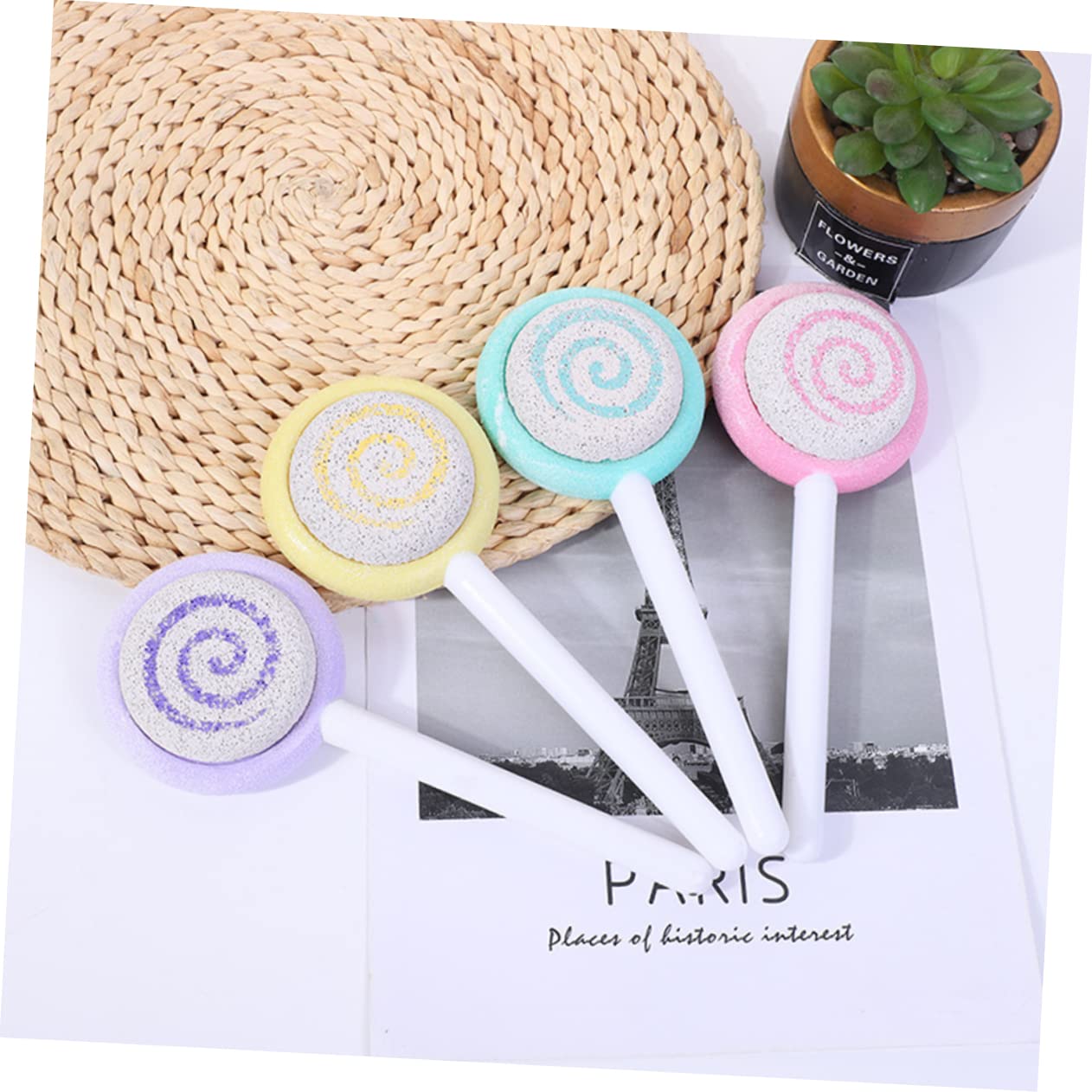 Gogogmee 4Pcs Double Sided Foot Files Calluses Remover Dead Skin Scrubber for Smooth Feet Durable Tool for Home Salon Use