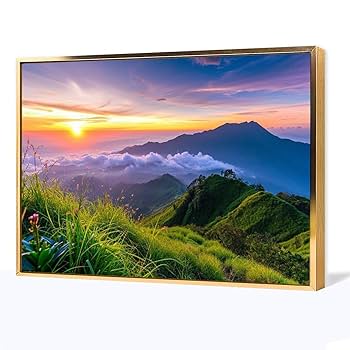 Amazon.co.jp: 絵画 自然の絵 風景画インテリア 絵画 美しい自然