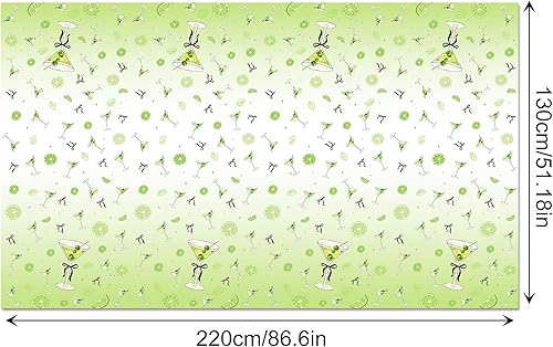 Miniatura 324 de CC HOME 1 pieza de mantel de plástico para fiesta de los 90 de 54 x 87 pulgadas de largo, mantel vintage retro de los 90 de hip hop, tema de 1990