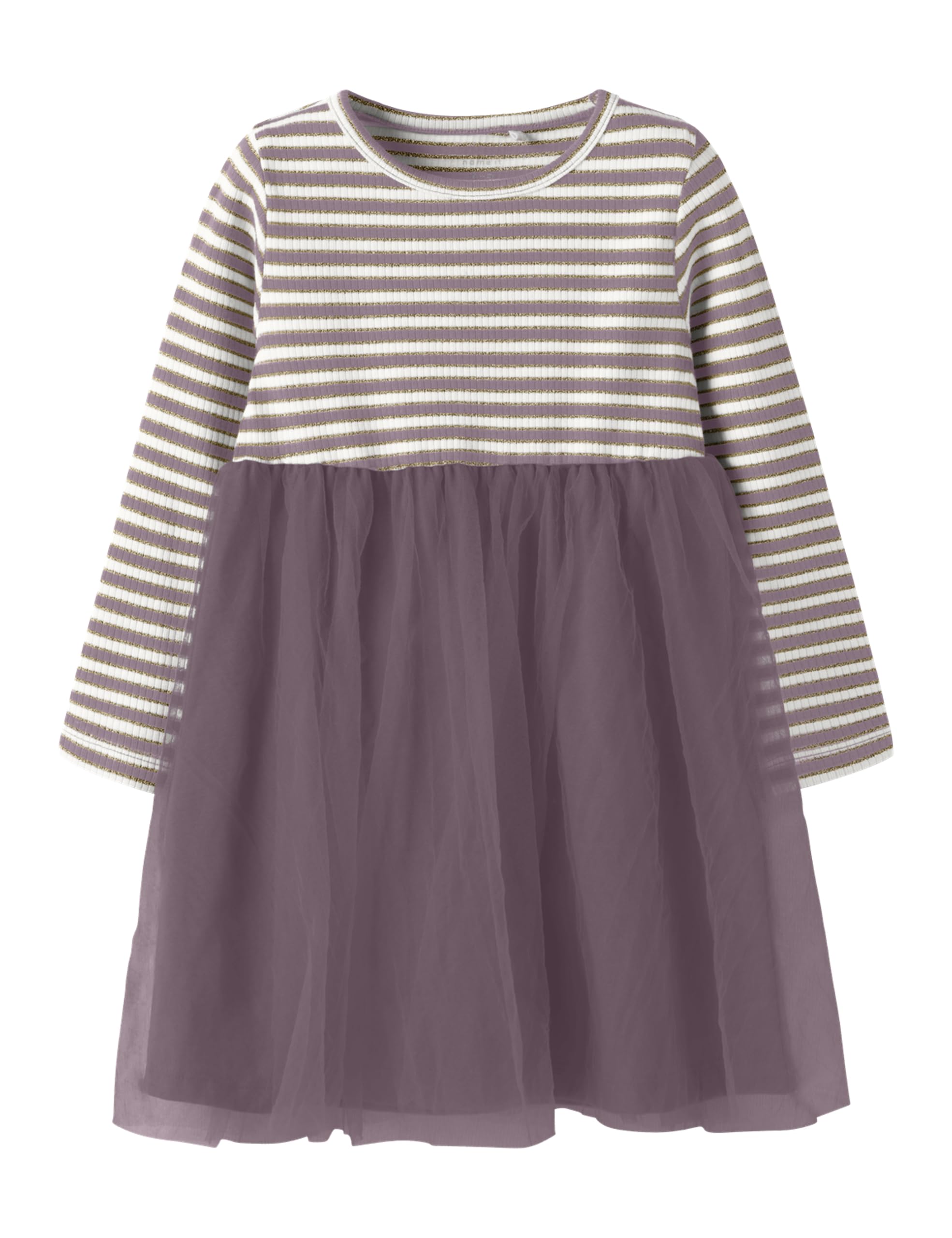 NAME IT Mädchen Nmftaias Ls Tulle Dress Nmftaias Ls Tulle Dress (1er Pack)