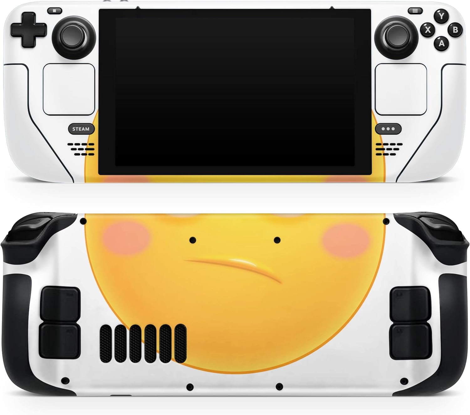 Compatible with Steam Deck - Skin Decal Protective Scratch-Resistant Removable Vinyl Wrap Cover - So What Friendly Emoticons