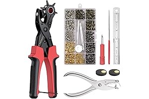 CAMWAY Leather Hole Punch Kit: Empowering DIY Crafts with Precision