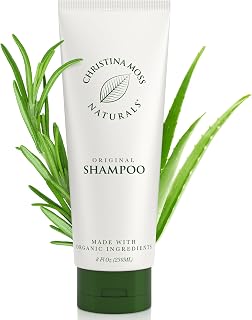 Christina Moss Naturals Shampoo Natural and Organic Ingredients, Sulfate-Free, Paraben-Free, Cruelty-Free, Vegan, Unscented, Responsible Beauty