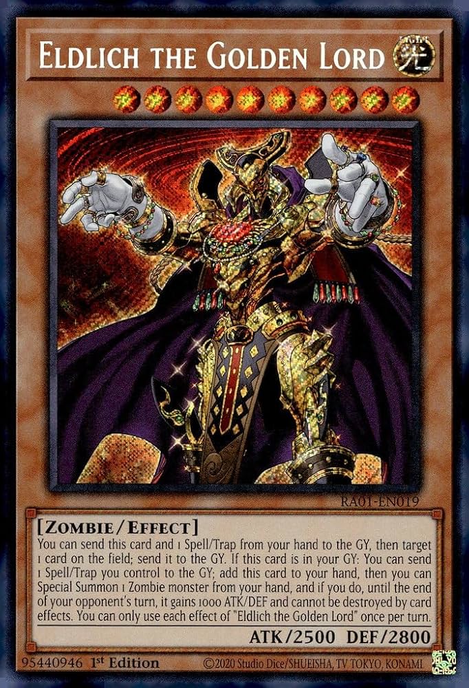 Amazon.com: Eldlich The Golden Lord (Secret Rare) - RA01-EN019