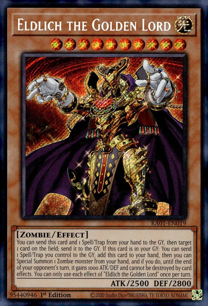 Amazon.com: Eldlich The Golden Lord (Secret Rare) - RA01-EN019