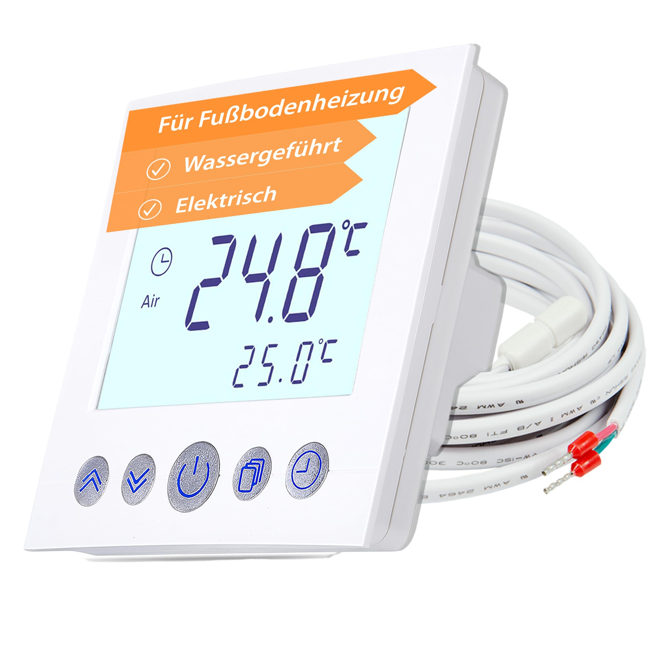Presa Termostatica Digitale 230V 16A Con Sonda - Timer Per Riscaldamento E Raffreddamento - Foto 6