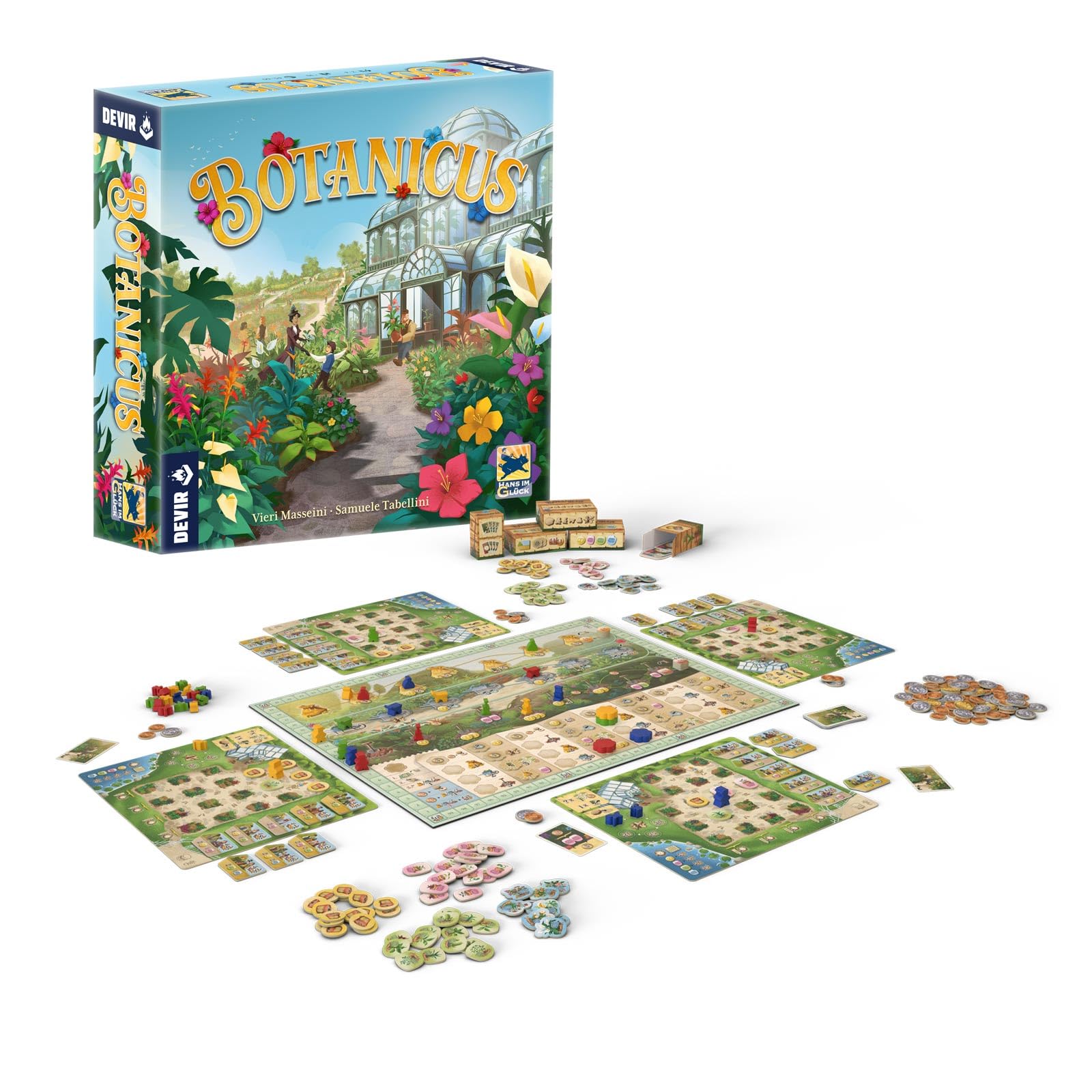 Devir - Botanicus, Juego de Mesa, Juego de Jardines, Juego de Comercio (BGBOTPS)