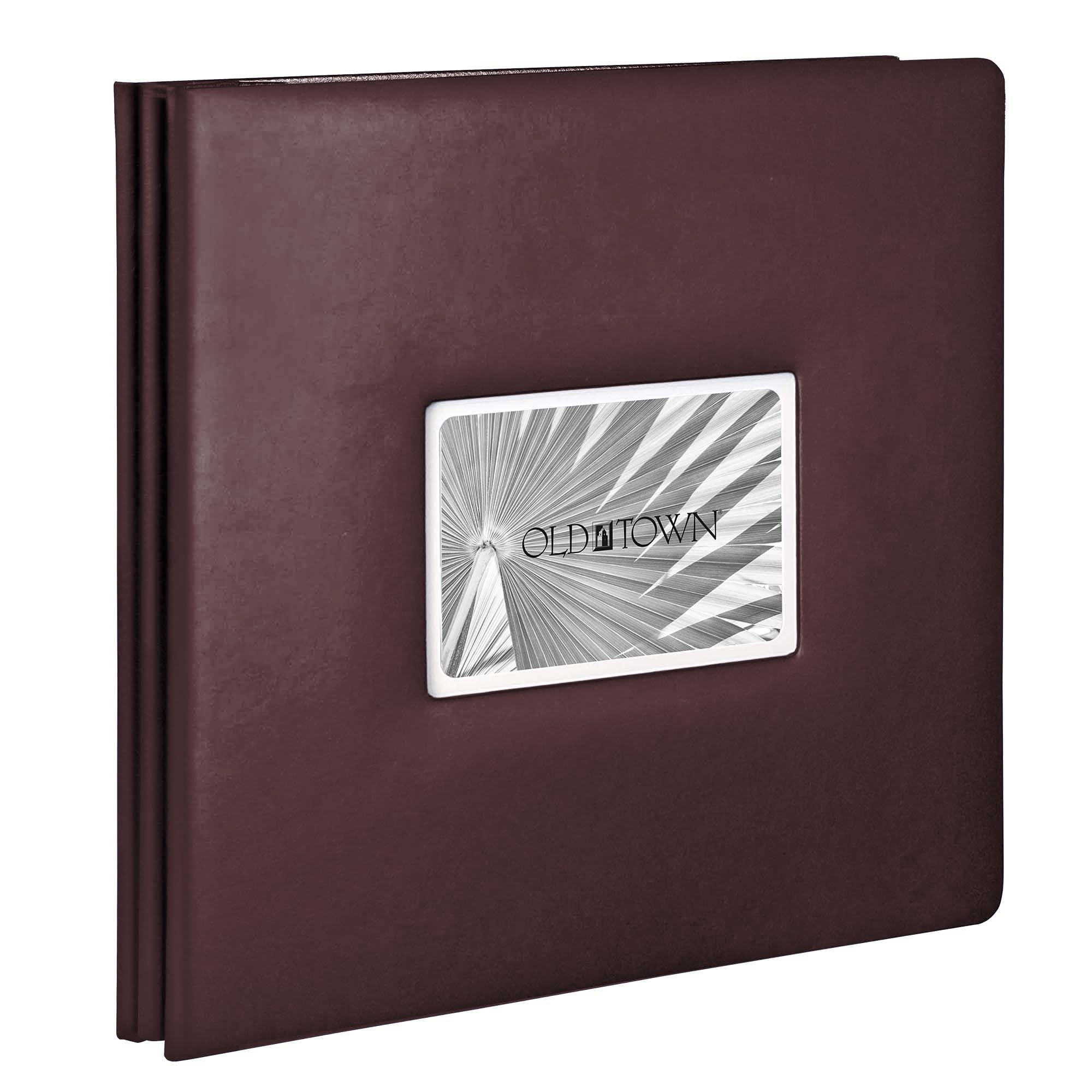 値下げMade in U.S.A. catalog & Scrapbook Amazon.com: Old Town Bonded Leather Photo Album, Large