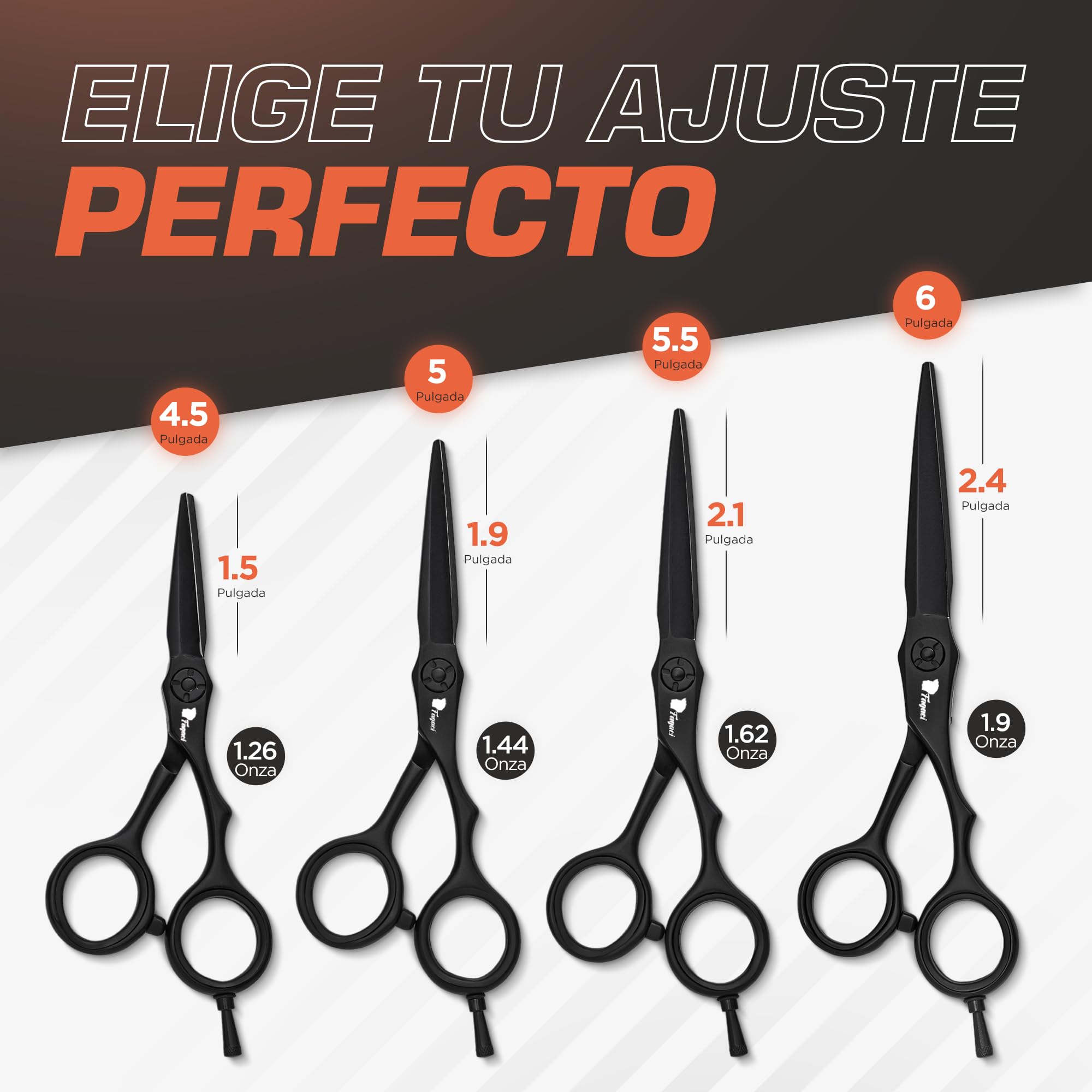 Fagaci Tijeras Peluqueria Profesional 5.5 Pulgadas Acero 440C Para una Precisión Superior, Afilado Duradero Tijeras Cortar Pelo Cuchillas Extremadamente Afiladas