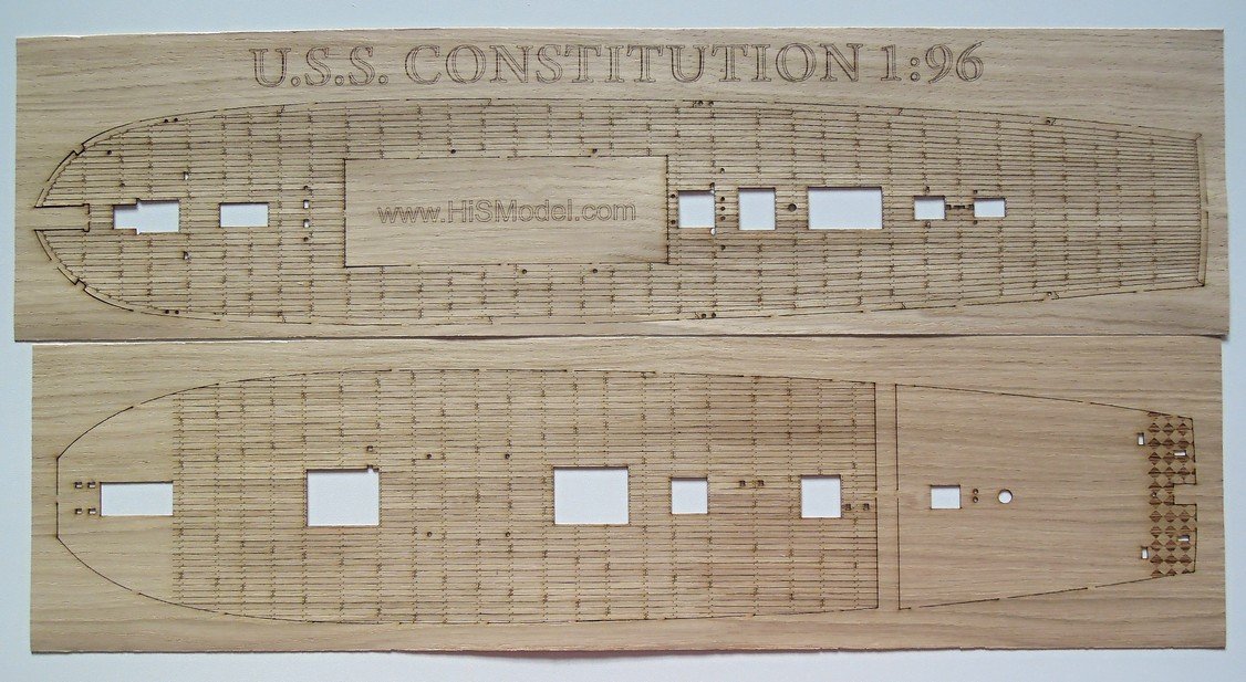 Revell USS Constitution – realistyczna deska dębowa do modelu 1:96