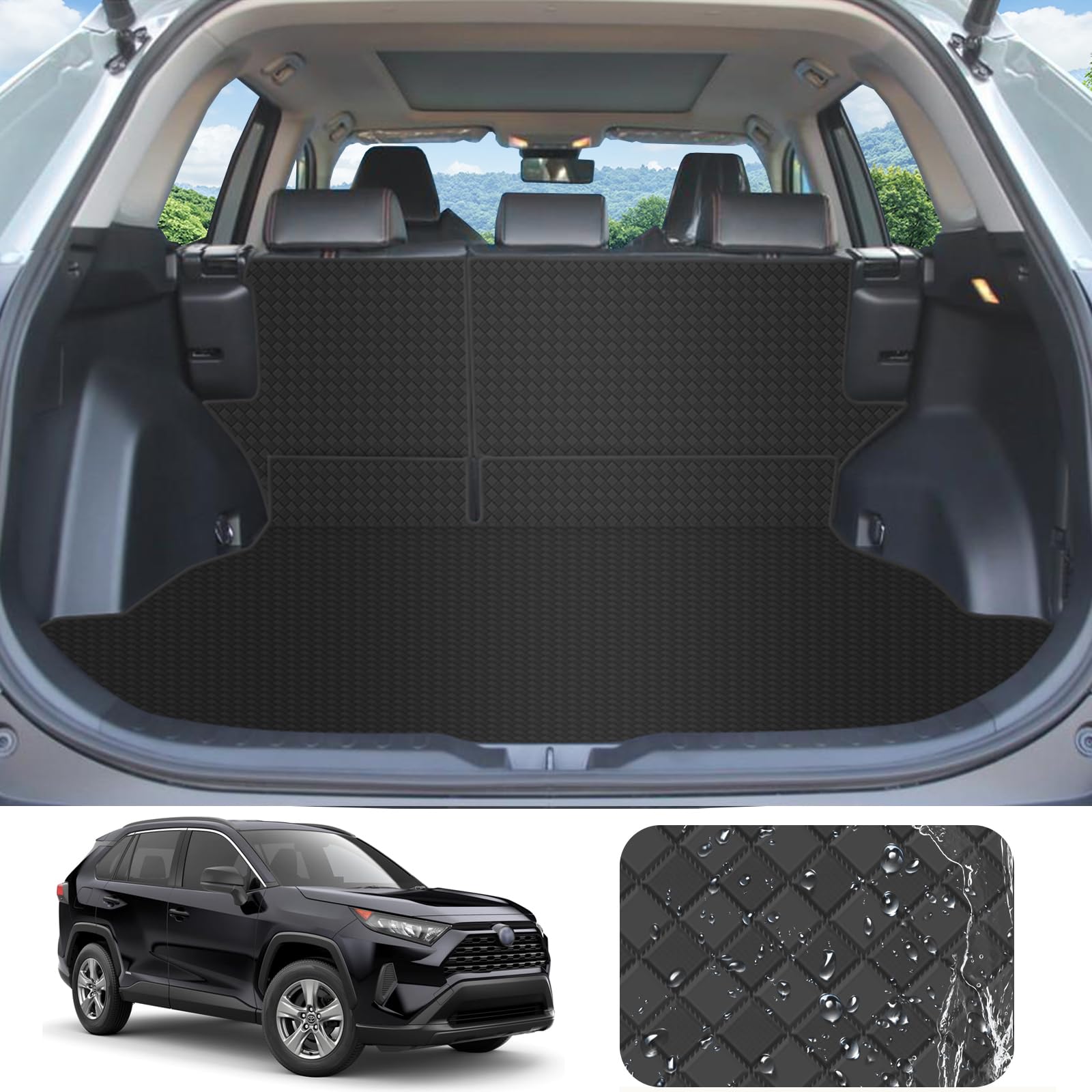 Amazon.co.jp: YORKNEIC トヨタ対応 ラゲッジマット トヨタ対応 RAV4