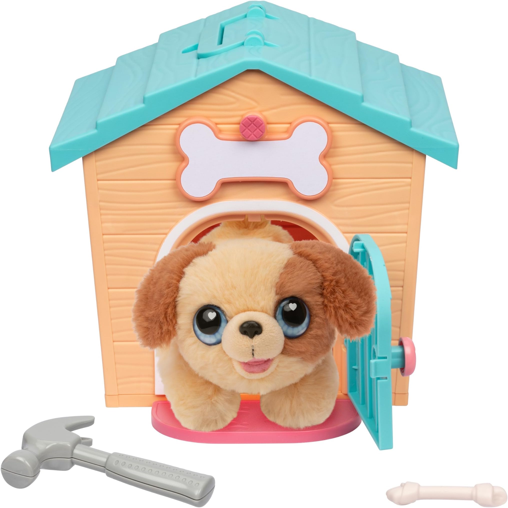 Little Live Pets My Puppy's Home Mini - Teal & Orange Home | Plush & Dog House PlaysetBuild a Puppy House, Name Your Puppy and Surprise!
