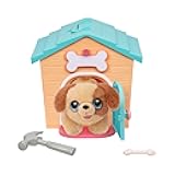 Little Live Pets My Puppy's Home Mini Playset, Orange, Play Dog with Building Dog House Toys, Customizable Puppy Plush Toy for Kids of Ages 5+