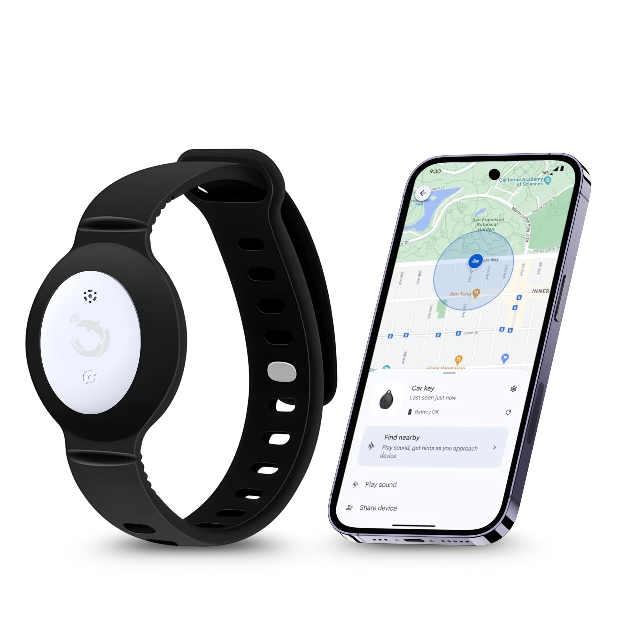 tag8 Dolphin Watch Tracker Rex for Android, GPS Tracker Kids, Real Time Mini Locator Watch Band for Teens Special Needs & Elderly Hidden Tracking Device, Waterproof Watch Smart GPS Trackers (Black)-image-38