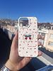 Cherry Loves Nakışlı Kawaii Kiraz Desenli Telefon Kılıfı – iPhone ile Uyumlu, Darbe Emici, Şık ve Dokulu Arka Kapak (kiraz, iphone 14 pro max)