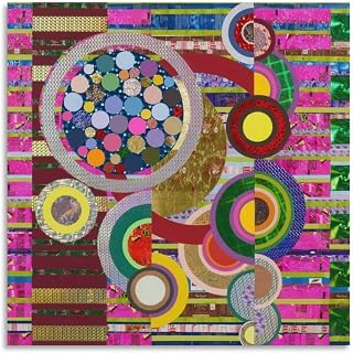 Beatriz Milhazes Brazilian Artist Poster Canvas Wall Art Posters For Room Aesthetic And Decor 40 Poster For Bedroom Living Room Bathroom Kitchen Office Decor 16x16inch(40x40cm) Unframe-style