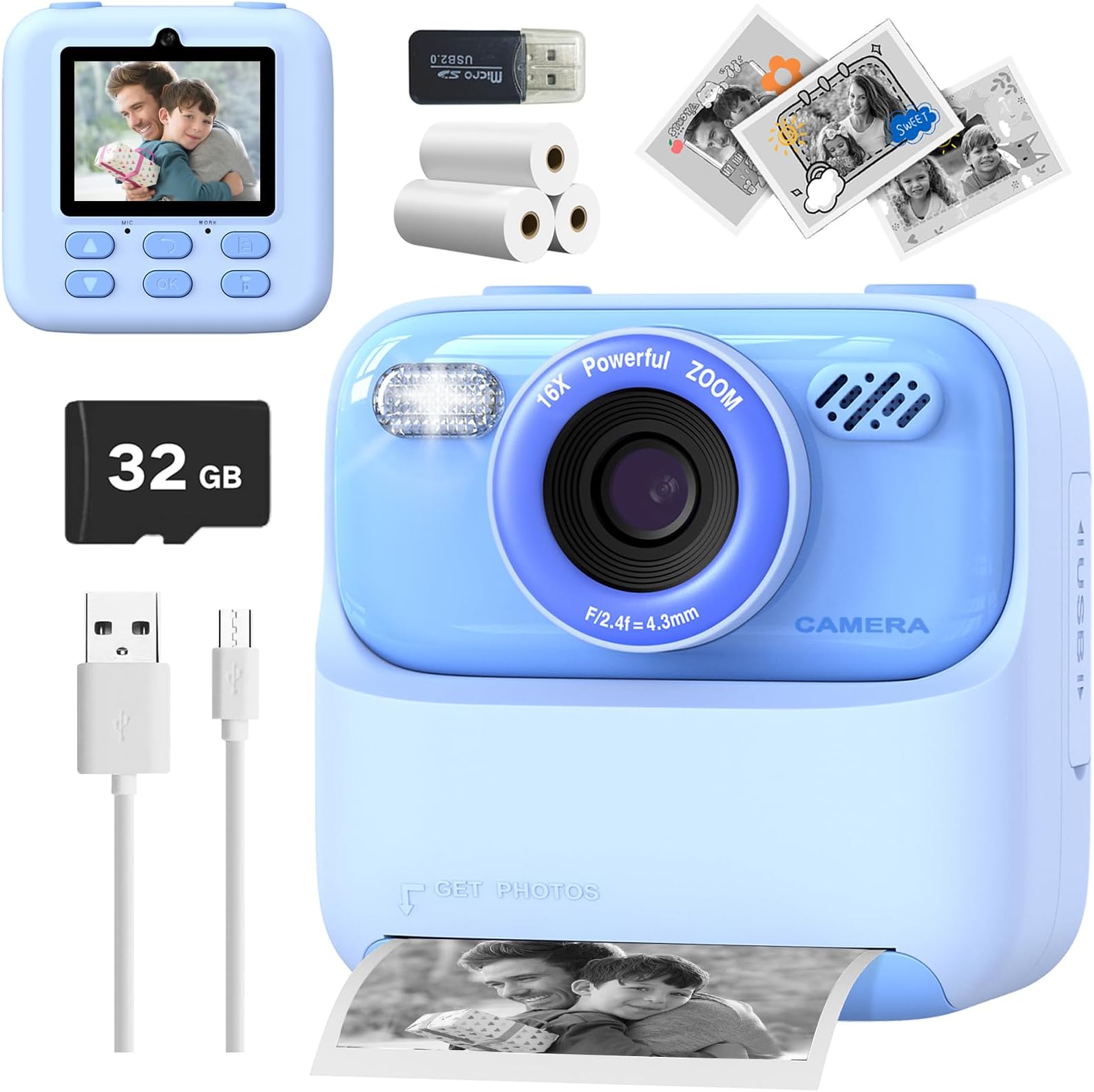 Denver kpc-1370p polaroidcamera roze aanbieding bij Conrad