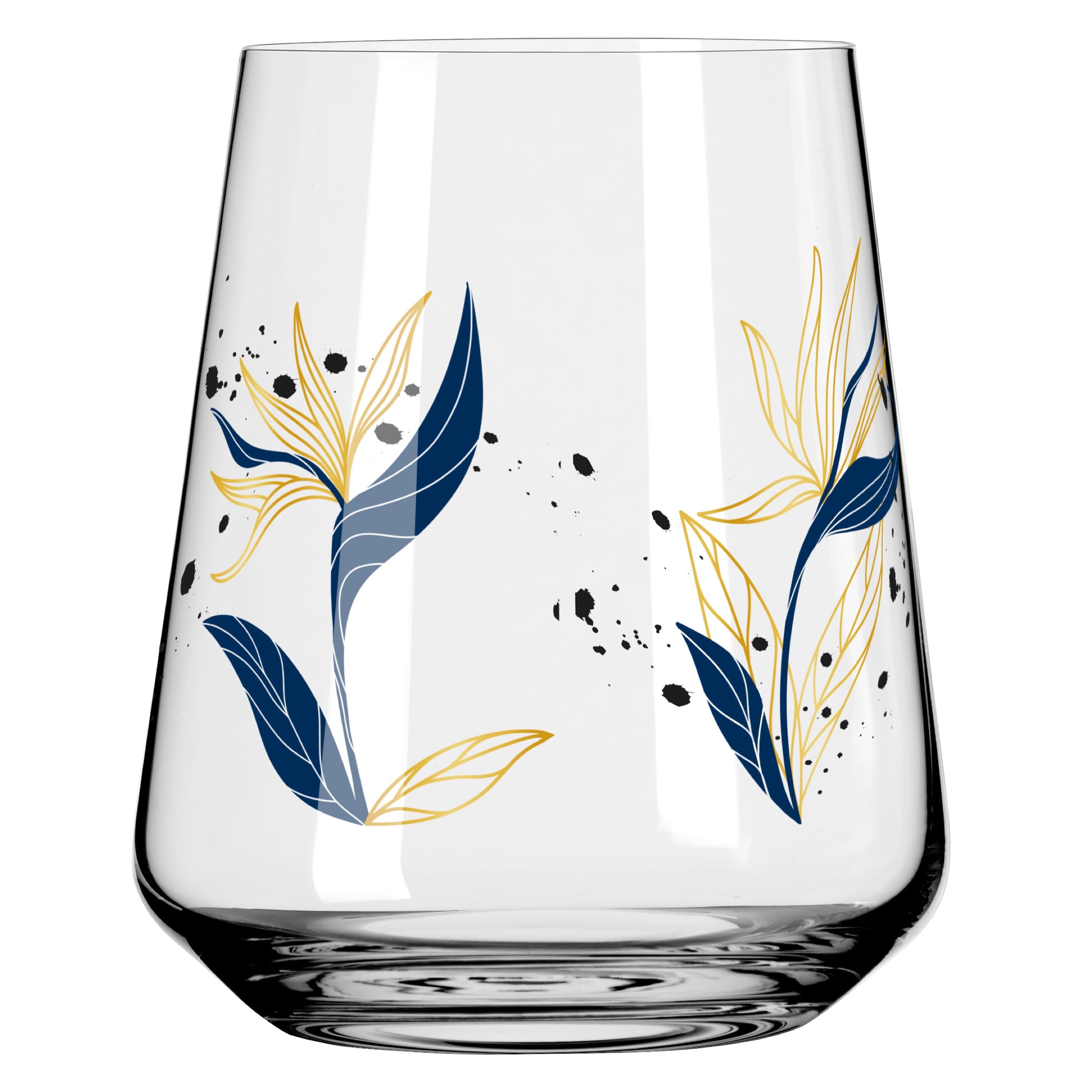 Ritzenhoff 3981001 Juego de 2 vasos universales 500 ml - Sparkle Allround No. 1, motivo con efecto irisado - Made in Germany