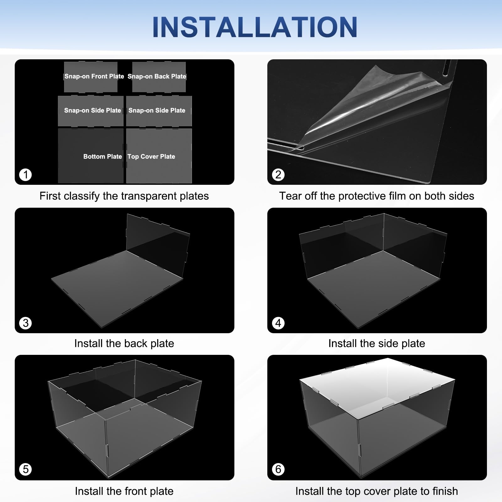 M METERXITY 1-Pack Acrylic Display Case - Image 4