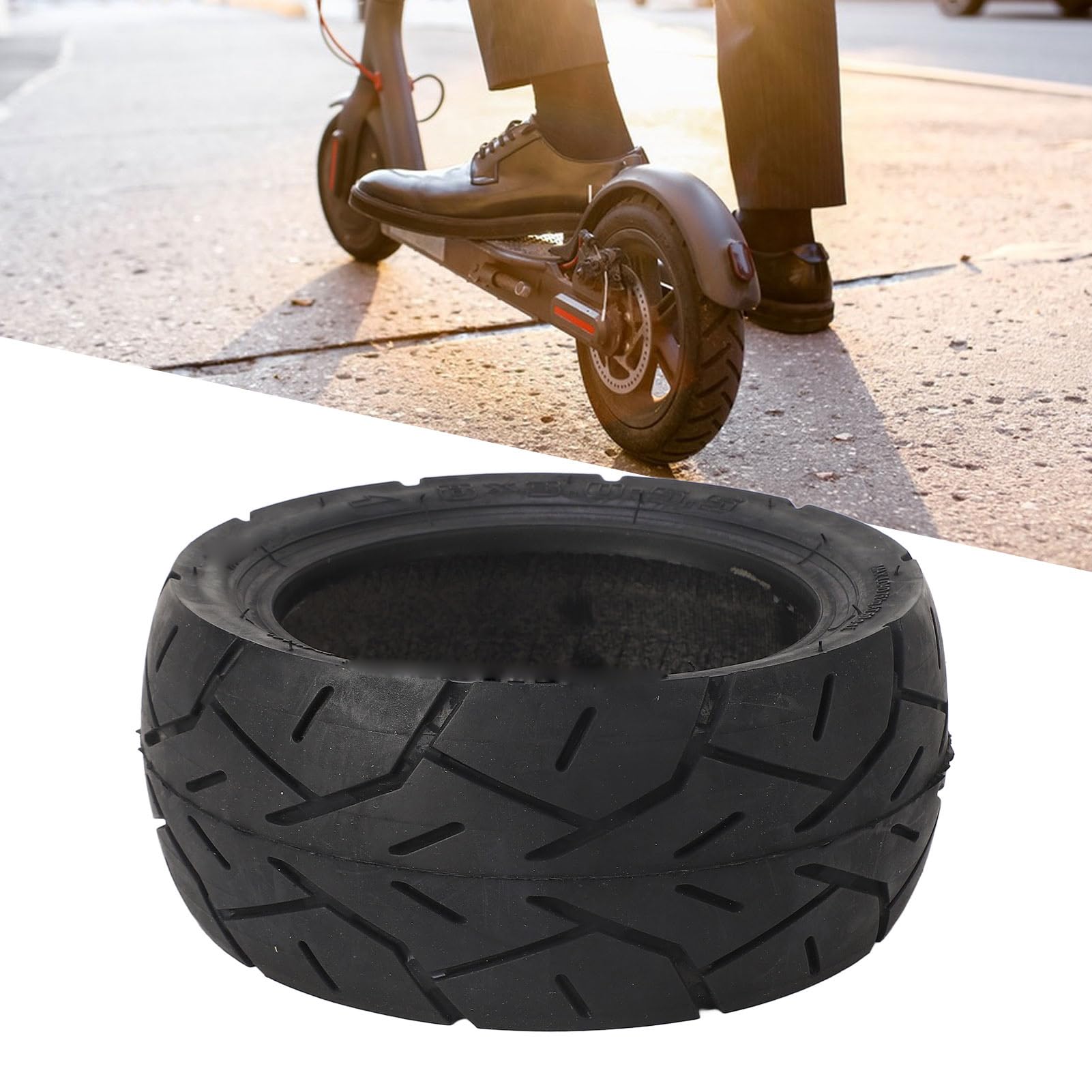 Electric Scooter Tire 8x3.0?5.5, Strong Grip, Shock Absorption, Rubber