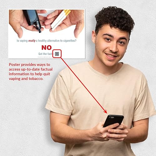 Miniatura 9 de Son los cigarrillos electrónicos realmente una alternativa saludable a los cigarrillos Póster - Adolescentes y datos de vapeo - Riesgo de