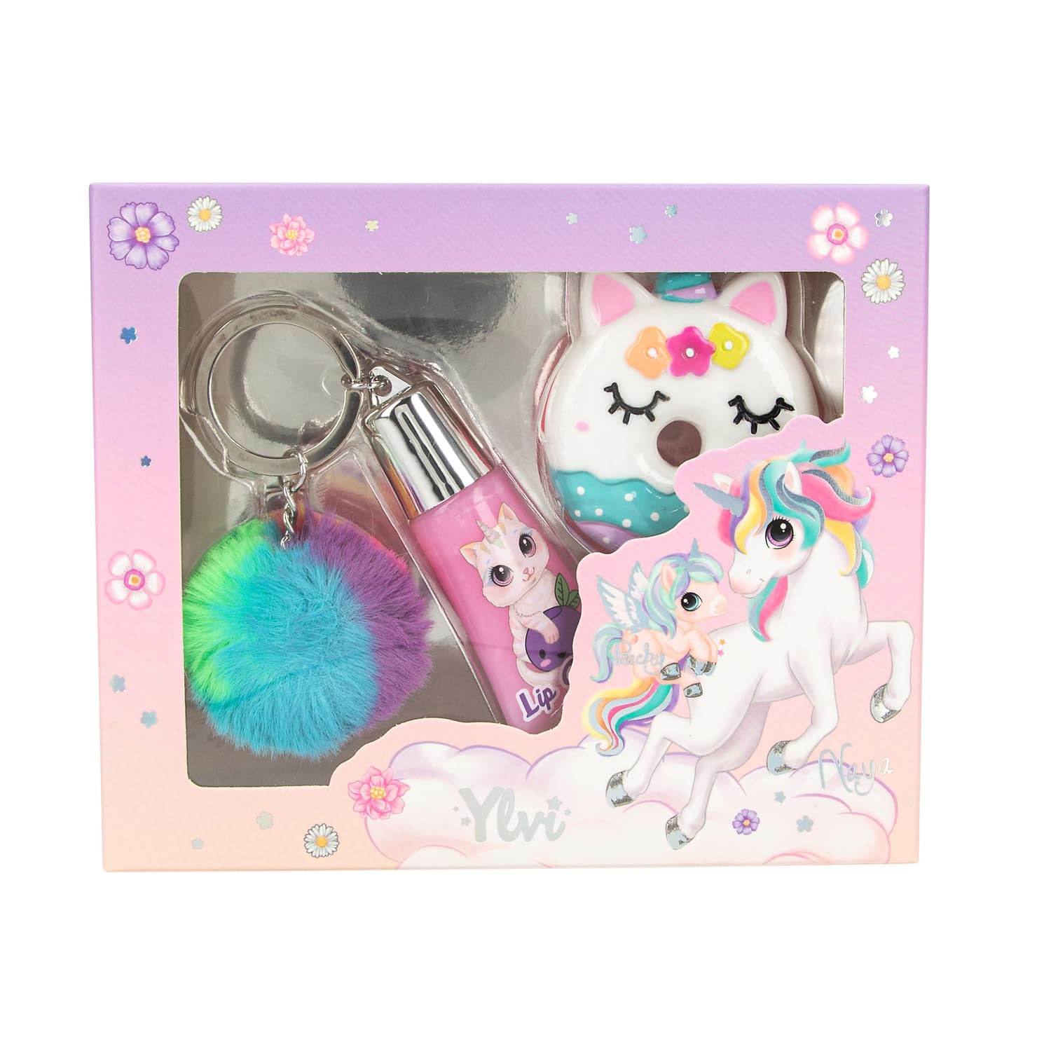 Depesche Ylvi - Lipgloss Set im Einhorn-Design für Kinder