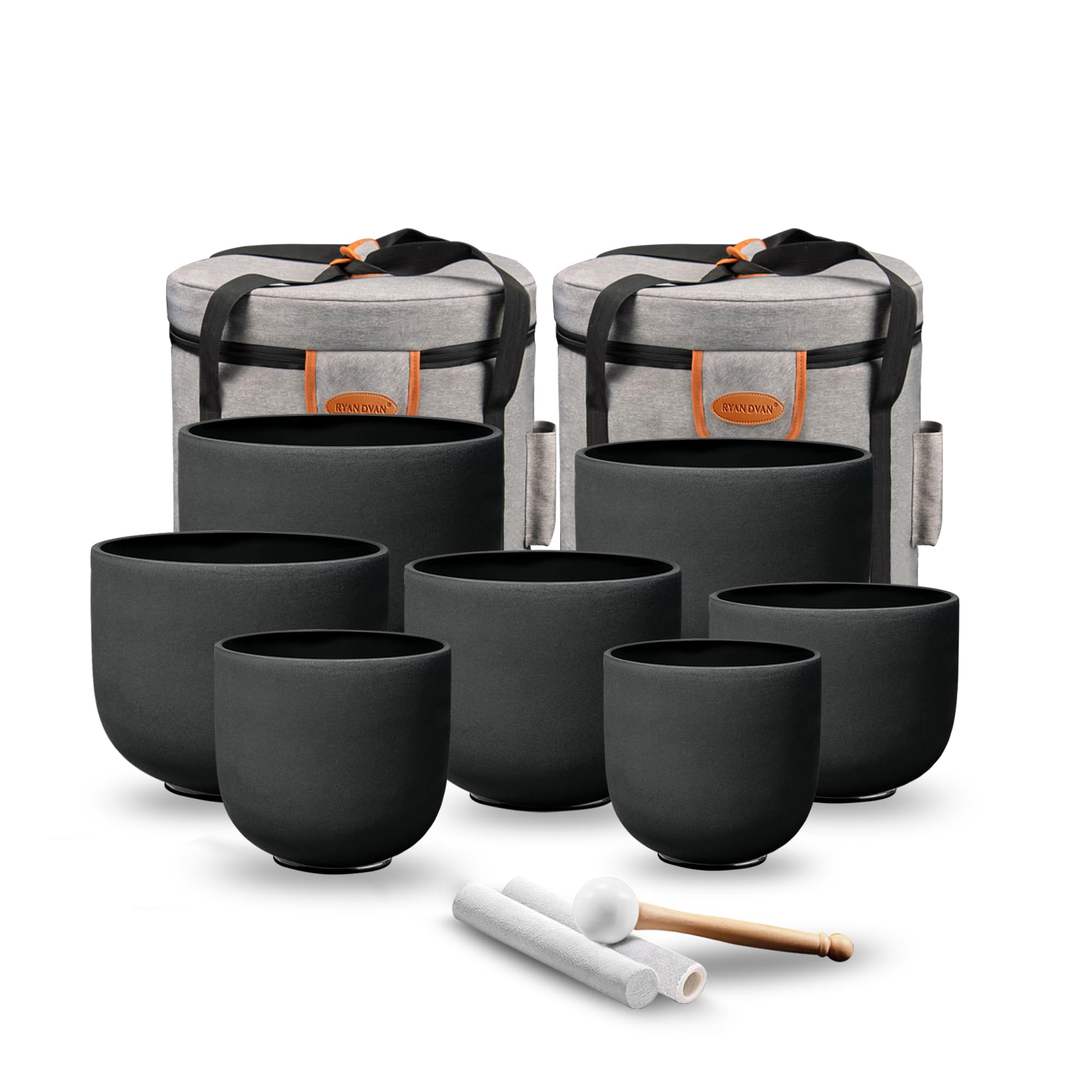 Amazon.com: RYAN DVAN 432Hz 7-12 Inch Set of 7 Pcs Black Color