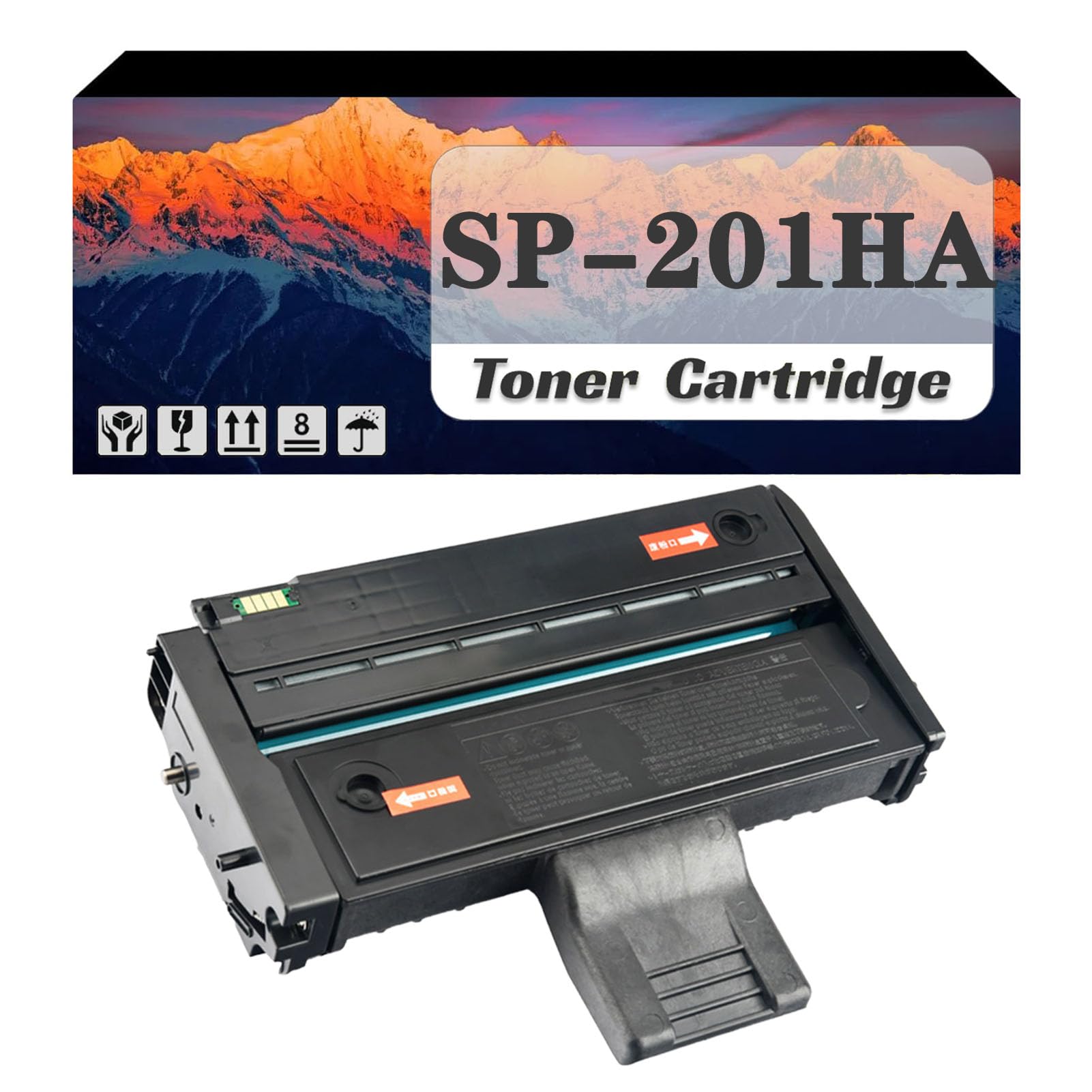 PUCIO 407258 SP-201HA High Capacity Toner Cartridge Compatible for Ricoh SP201N SP201Nw SP203S SP204SF SP204SFN SP204SFNw SP204SN SP211 SP211SF SP211SU Printers 1 Pack