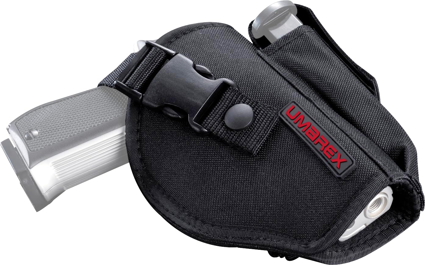 BELT HOLSTER with magazine pouch made of nylon for medium-sized pistols Medium