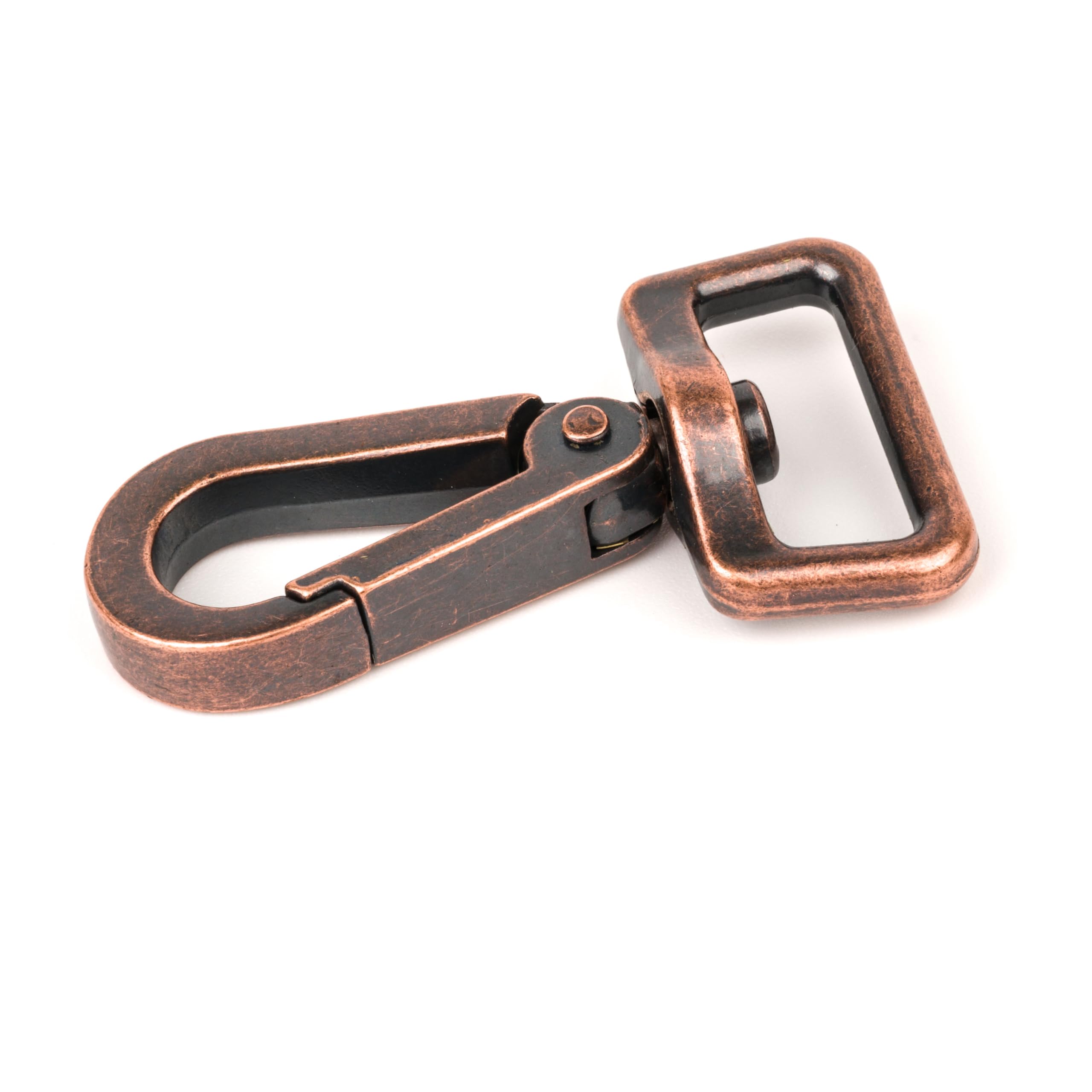 Country Brook Design - Antique Copper Designer Purse Lobster Clasp Swivel Snap Hook (1 Inch, 25 Pack)