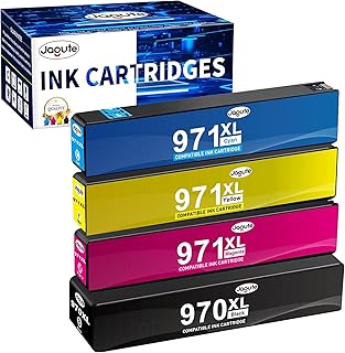 970XL 971XL Ink Cartridges Replacement for HP 970XL 971XL 970-XL 971-XL 970 971 970 XL Ink Multipack for HP Officejet Pro X476dw X451dw X576dw X551dw X451dn X476dn X576dn X476 X576 X551 X451 Printer