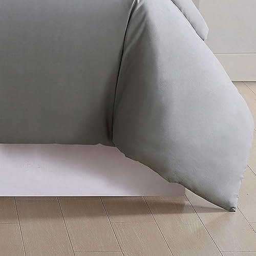 Miniatura 7 de Truly Soft Everyday Juego de funda nórdica y fundas de almohada, color gris, tamaño King