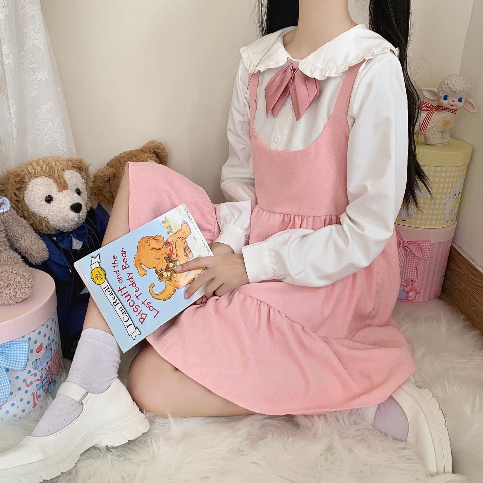 Top Débardeur Rembourré Kawaii – Motif Lapin Princesse – Style Lolita Cosplay – Neuf Avec étiquettes