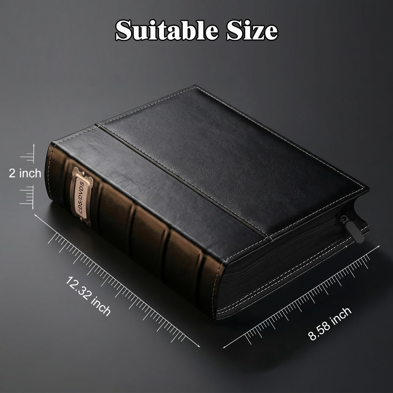 Confezione da 3 raccoglitori per CD e DVD, contiene 168 dischi e 84 libretti con slot per etichette, organizer portatile per dischi multimediali per Blu ray, musica, videogiochi, collezione