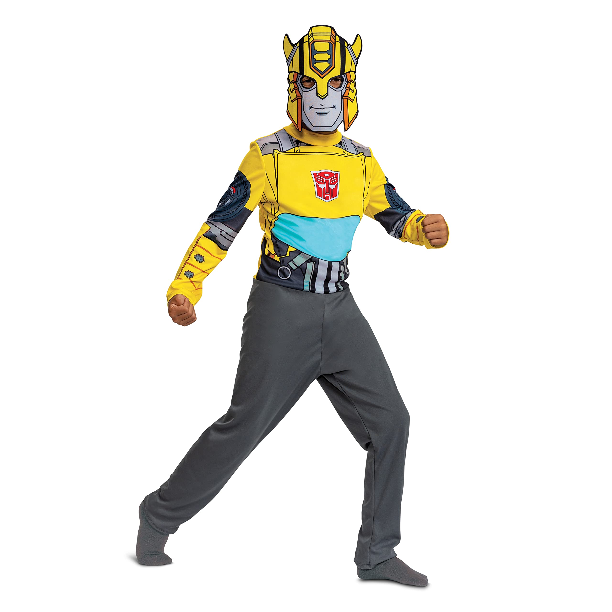 boys Sustainable Bumblebee Costume, Official Transformers Costume Costume (pack of 1)