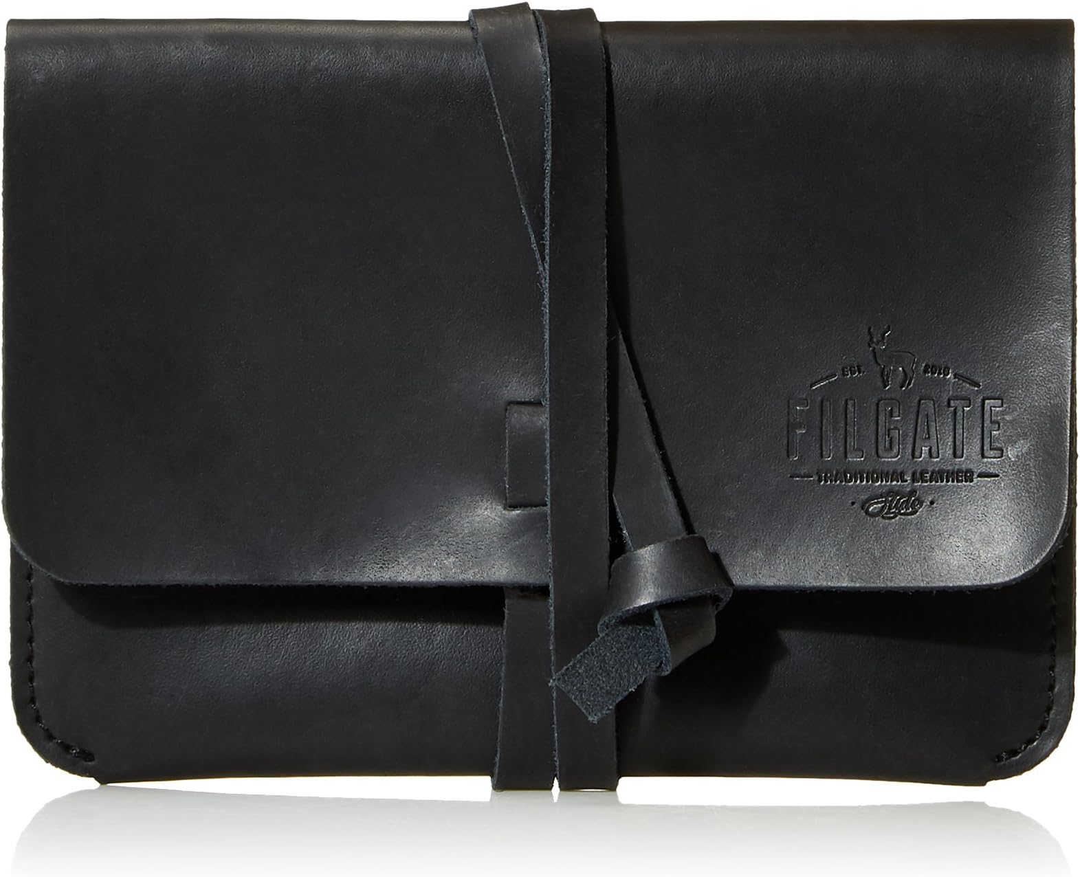 Leather Travel Wallet Passport holder-Filgate Black