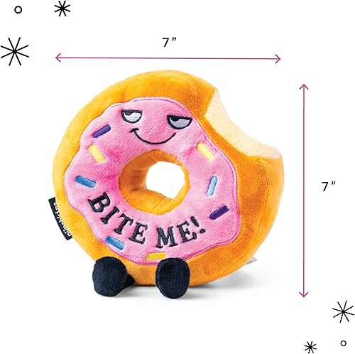 Miniatura 2 de Punchkins Donut Plushie - Bite Me Sassy Donut Plush, regalo para amigos, juguete de peluche de comida para regalar