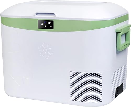 Refrigerador portátil de 12 V para automóvil, 19 cuartos de galón (18 litros) 12 voltios congelador compresor enfriador 12V24V DC 110 240 V CA para