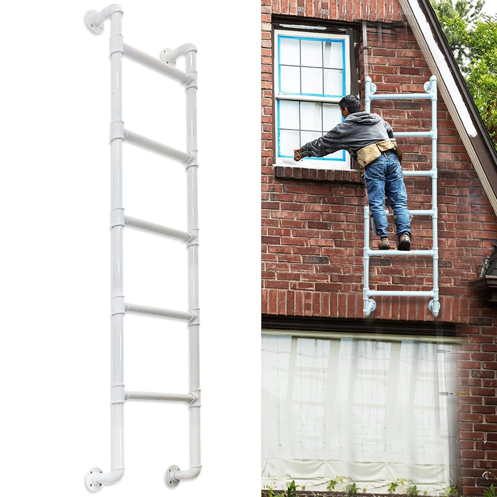 Iron Window Well Ladder