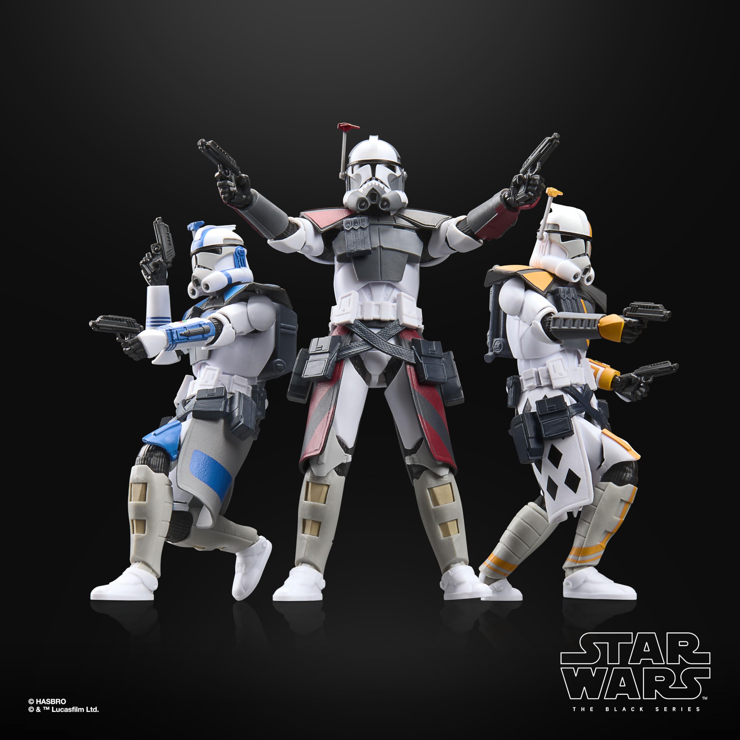 Star Wars The Black Series ARC-Soldaten Battle-Pack | Havoc, Colt, Blitz The Clone Wars Premium Action-Figuren 3er-Pack zum Sammeln (15 cm)