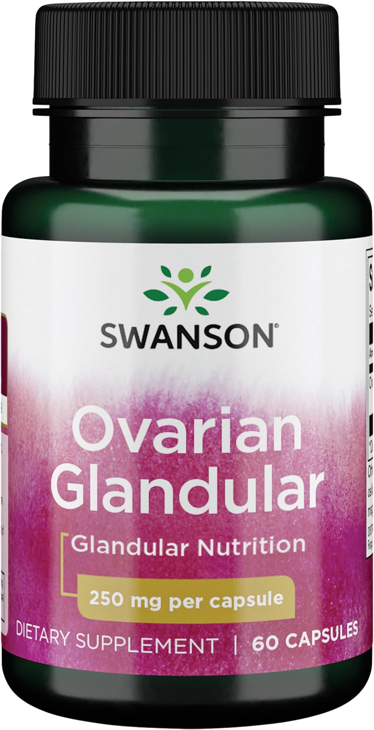 Raw Ovarian Glandular Capsules - 250mg, 60