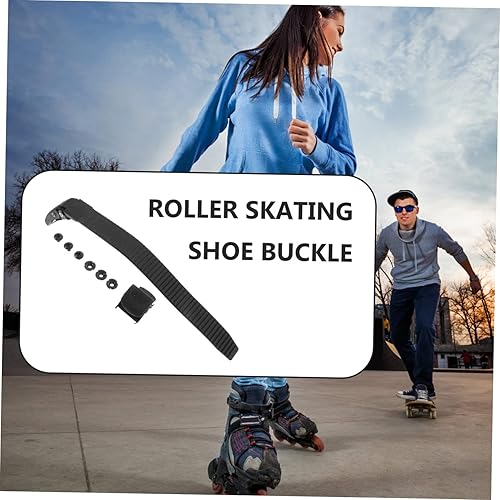 Miniatura 7 de BESPORTBLE 1 Unidades Profesional Hebilla Correa Patines Negro Patines Hebilla Clip Para Zapatos Accesorio Reemplazable