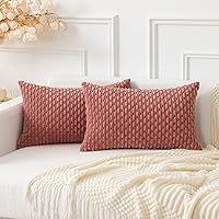 Vista 82 de K Kevin Textile - Paquete de 2 fundas de almohada decorativas bohemias de otoño de 20 x 20 pulgadas para sala de estar, sofá, cama, decoración