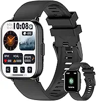 PEJE Relogio Masculino,Tela HD de 1,83" Relógio Smartwatch com Alexa, Ai GPT, 123 Esportes,Frequência Cardíaca e Monitoramento do Sono,1 ATM à rova d'água, Compatível com Android iOS（Preto）