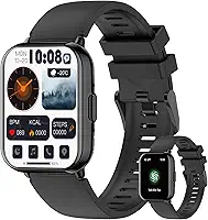 PEJE Smartwatch, RelóGio Smartwatch Com Ai, Ai Gpt, à Prova D'áGua 1 ATM, Relogio Feminino E Masculino, Com 100+ Modo Esportivo E Recebimento De NotificaçõEs，CompatíVel Com Android Ios（Preto）