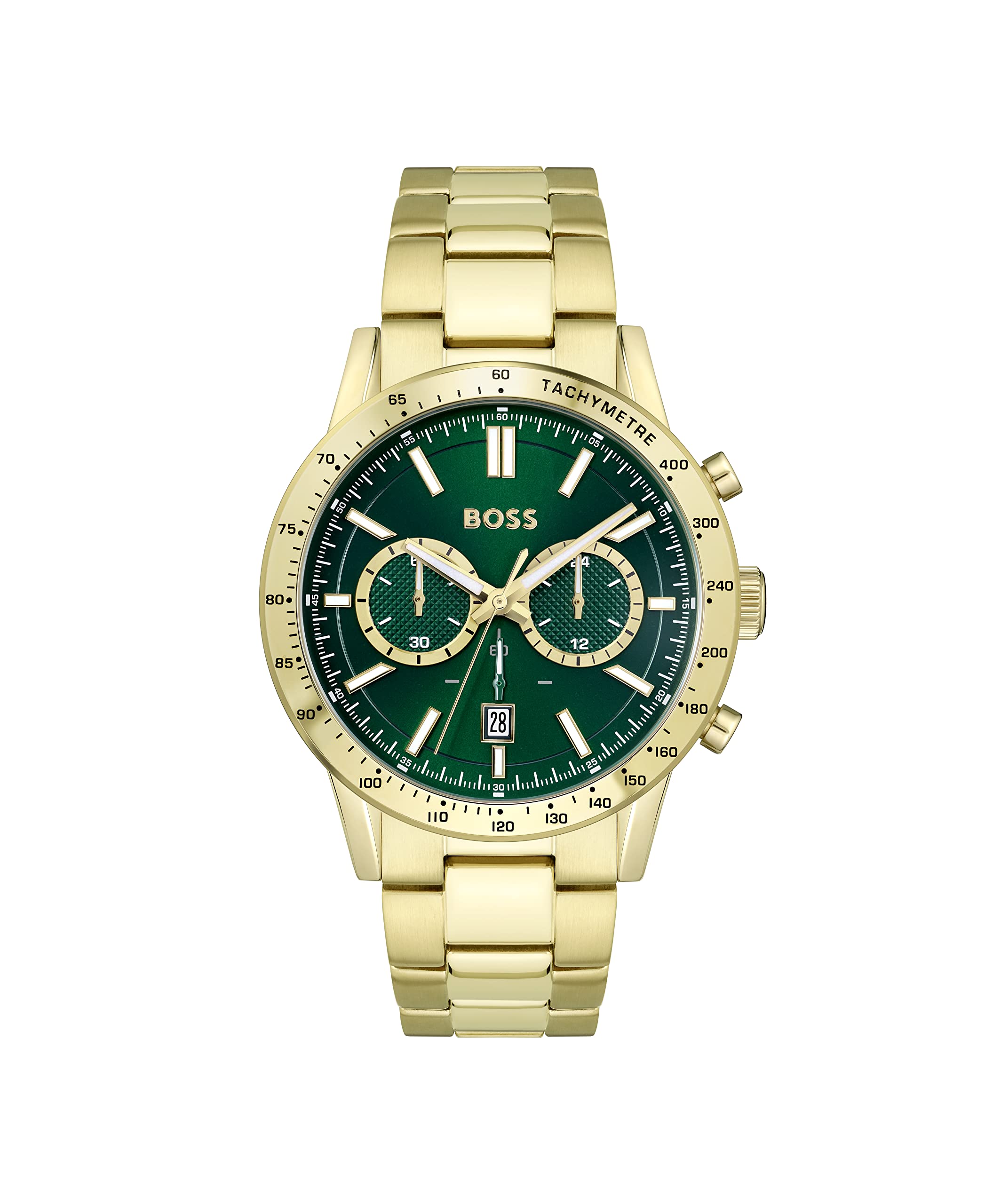 BOSS Analog Green Dial Mens Watch-1513923 (B09R9DG4S4) Amazon Price History, Amazon Price Tracker
