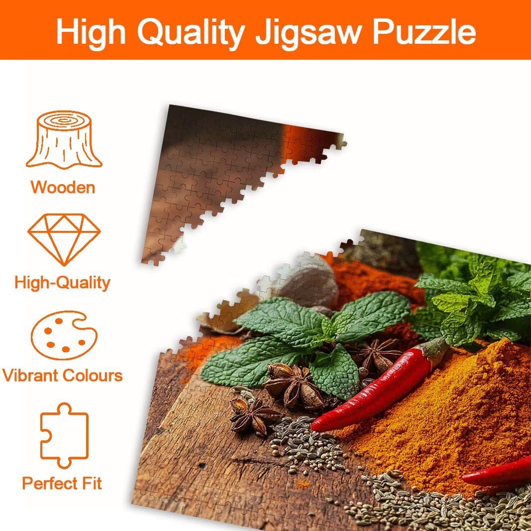 Puzzle Condimento, Puzzle 1000 Piezas, Rompecabezas, Regalo Mujer -8188